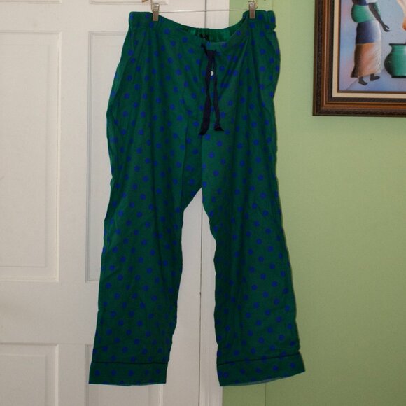 New With Tags J. Crew Dot Pajama Set in Flannel - Picture 4 of 5